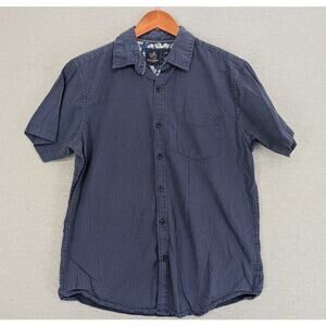 Rugby University Mens Size Large Navy Short Sleeve Shirt